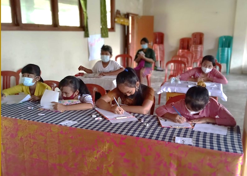 KEGIATAN BULAN BAHASA BALI DESA WANASARI