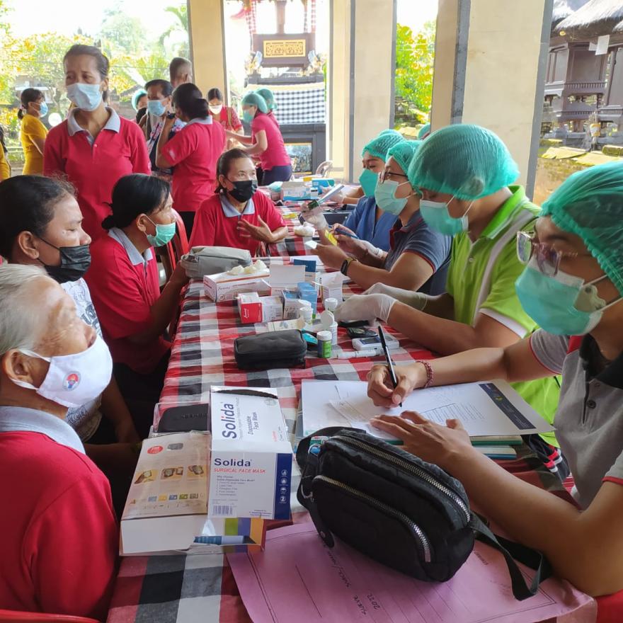 Kegiatan Puskesmas Keliling (PUSLING) di Desa Wanasari