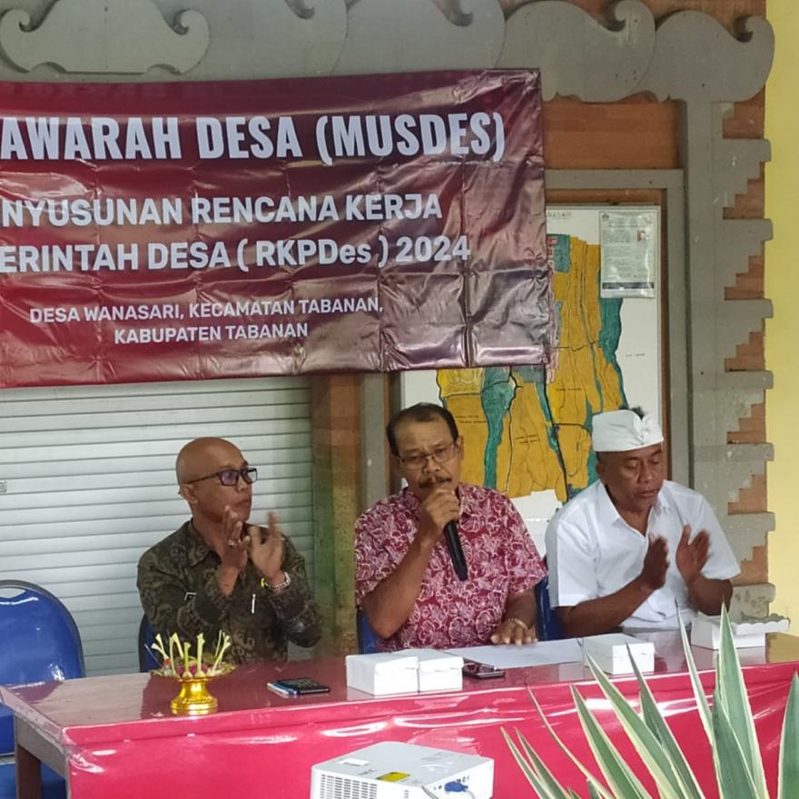 Website Resmi Desa Wanasari Artikel Musdes Penyusunan