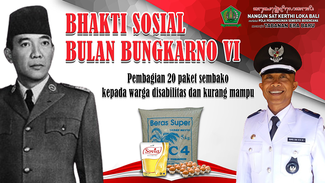 Kegiatan Bhakti Sosial Dalam Rangka Bulan Bung Karno Tahun 2024